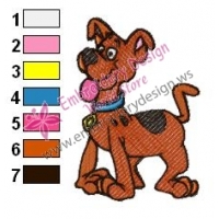 Scooby Doo Baby Embroidery Design 04
